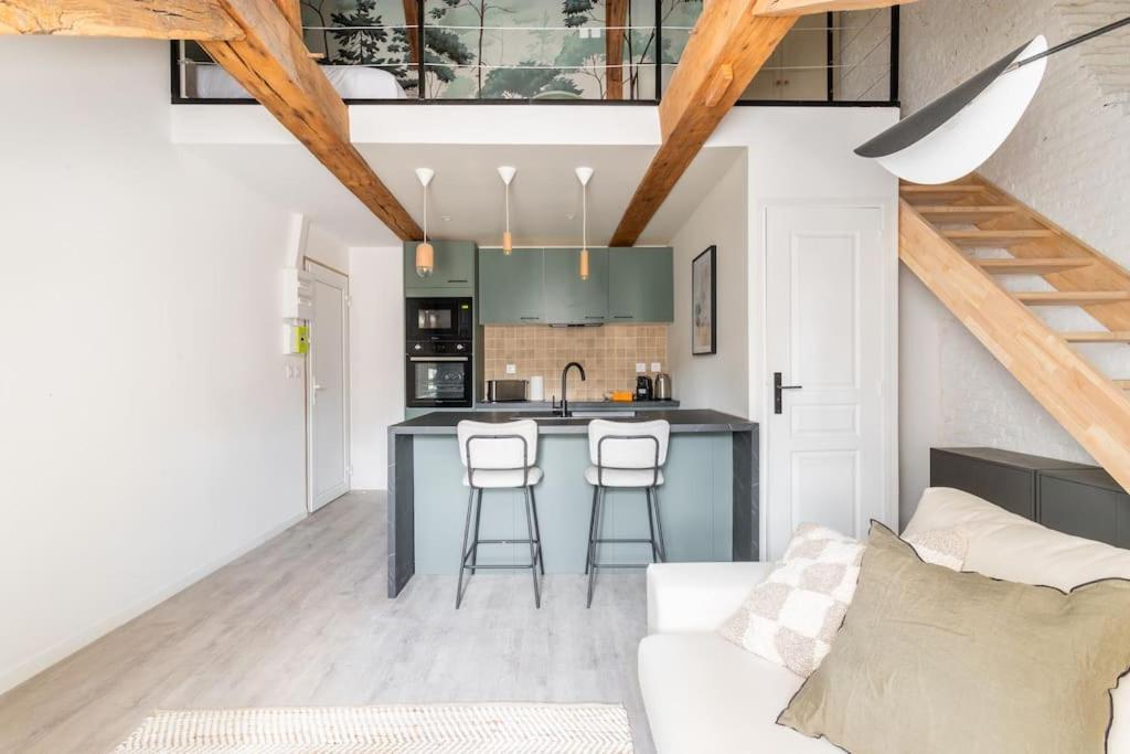 L'Elegant - Appartement Fonctionnel Plein-Centre De ดูเอ ภายนอก รูปภาพ