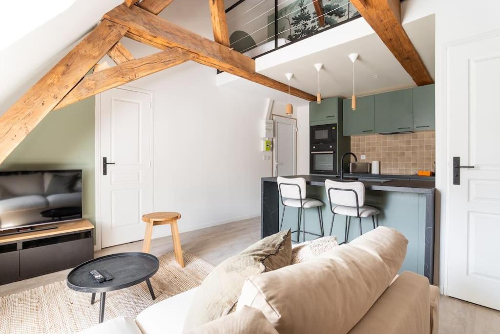 L'Elegant - Appartement Fonctionnel Plein-Centre De ดูเอ ภายนอก รูปภาพ