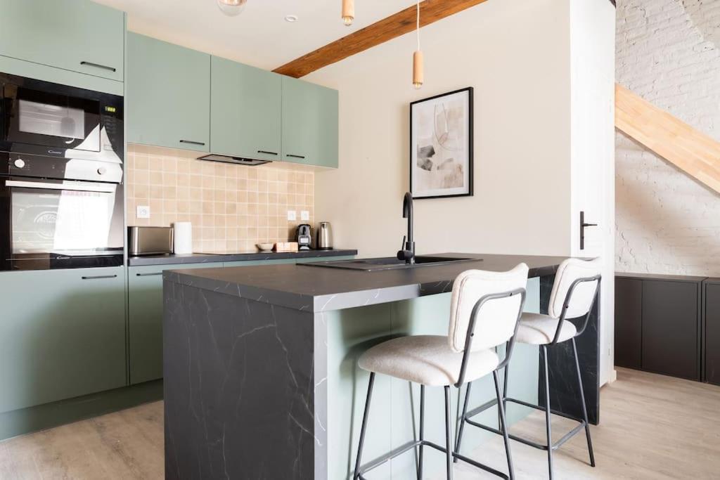L'Elegant - Appartement Fonctionnel Plein-Centre De ดูเอ ภายนอก รูปภาพ