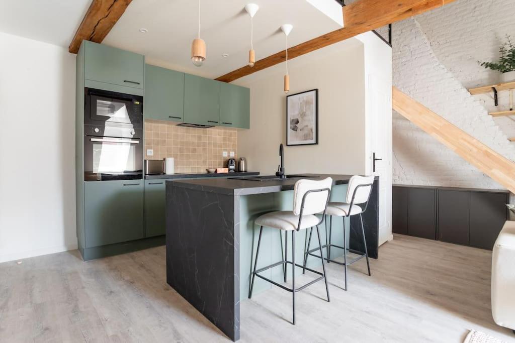 L'Elegant - Appartement Fonctionnel Plein-Centre De ดูเอ ภายนอก รูปภาพ